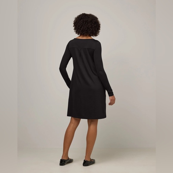 Wool& Rowena swing dress in black - Picture 2 of 7